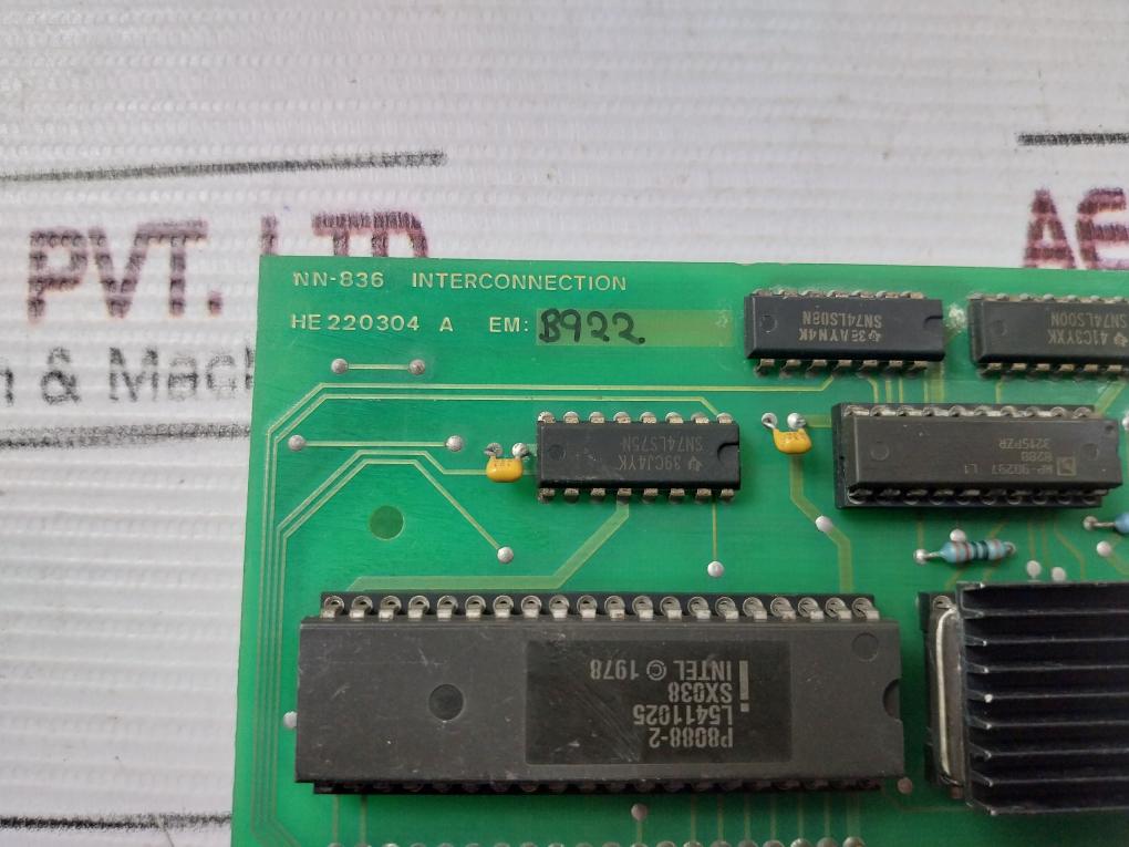 Norcontrol Nn-836 Interconnection Card