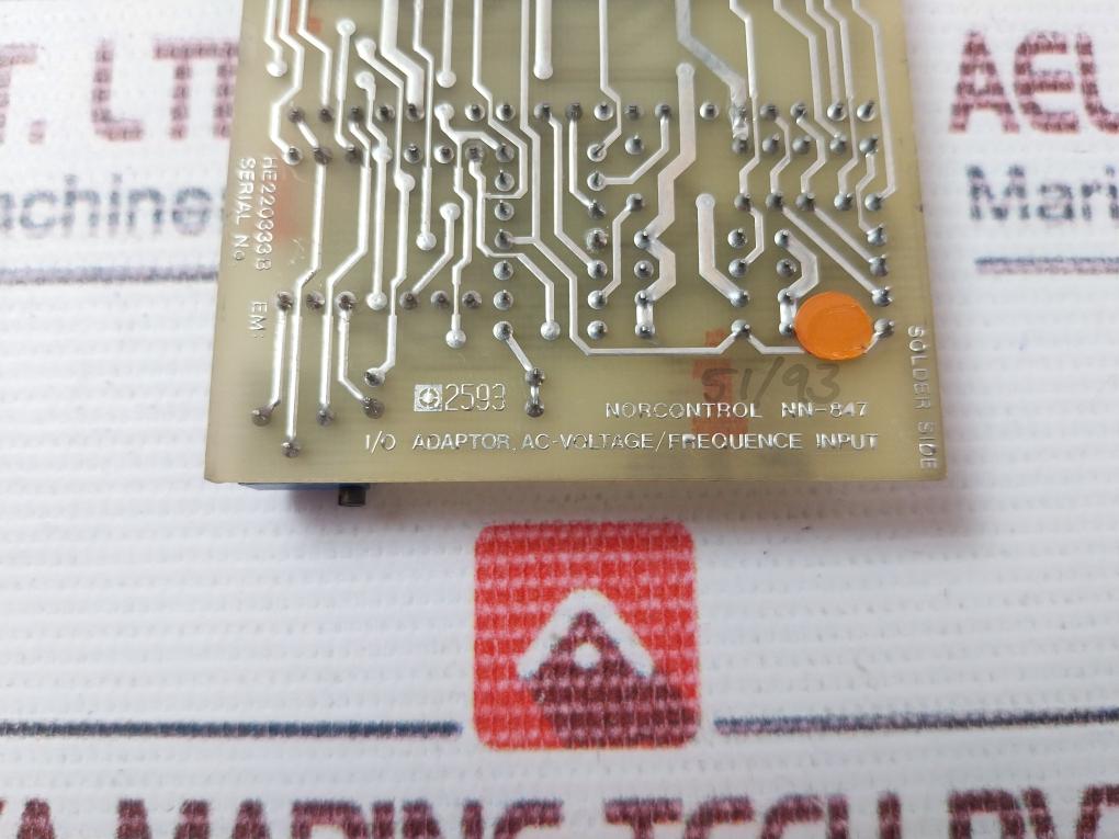 Norcontrol NN-847 I/O Adaptor AC-Voltage/Frequence Input Board
