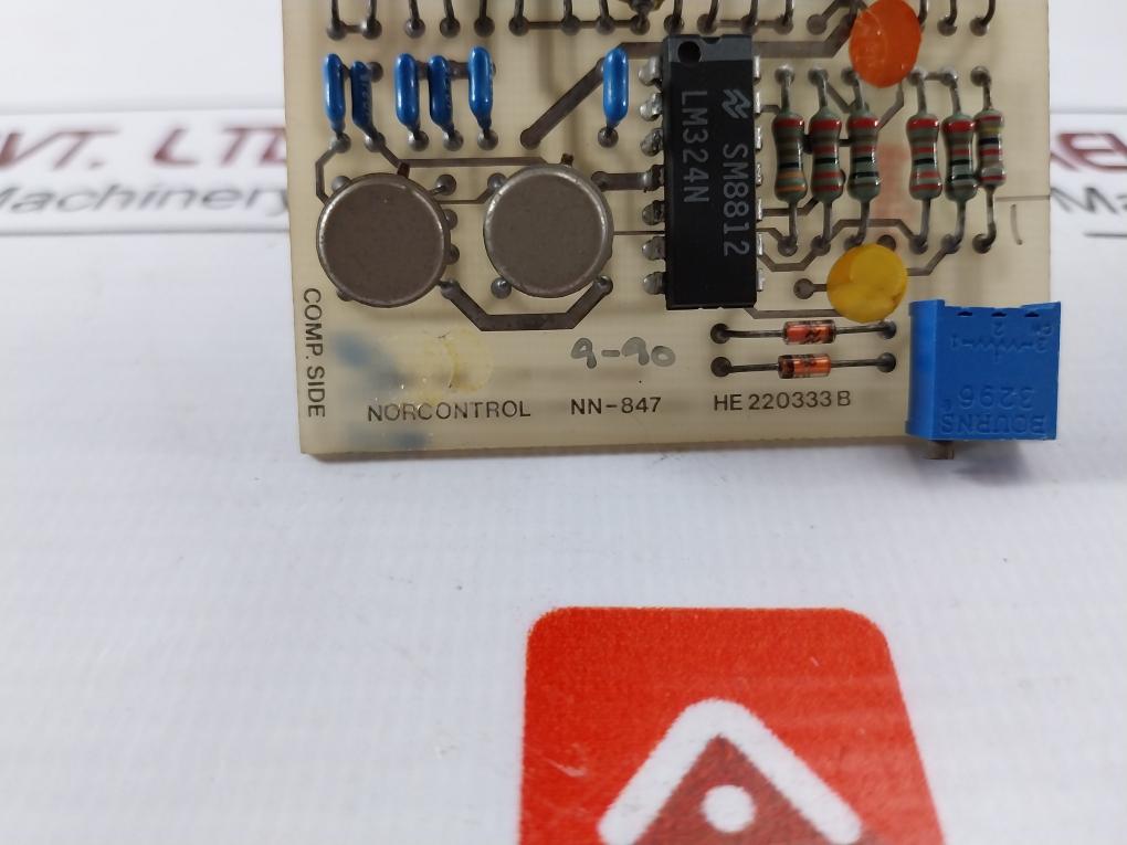 Norcontrol Nn-847 Input Output Adaptor Ac-voltage He220333 B 9-90 48.89