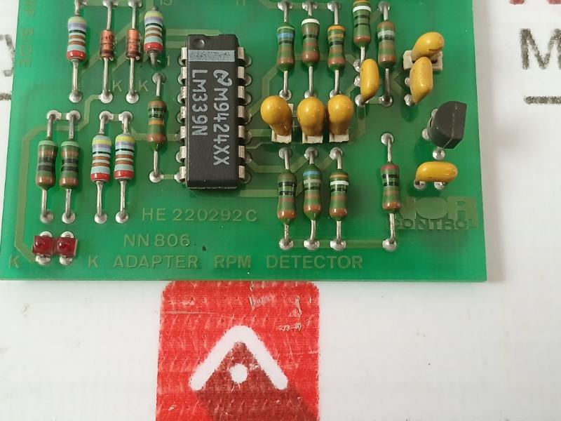 Norcontrol Nn 806.3 Adapter Rpm Detector He 220292 C