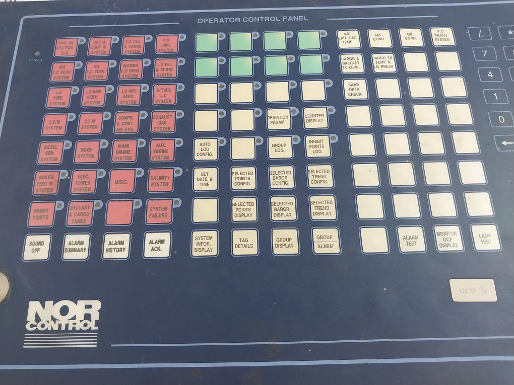 Oc Controls Norcontrol Ocp S2/Ocp 3 Operator Control Panel – Aeliya Marine Tech