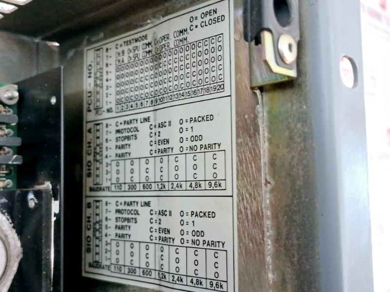 Norcontrol Pcu8810 Process Control Unit Her100261I Vt25-373-99/X9