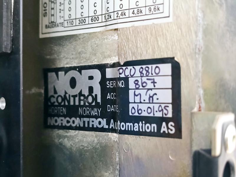 Norcontrol Pcu8810 Process Control Unit Her100261I Vt25-373-99/X9