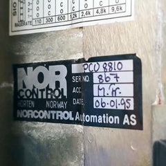 Norcontrol Pcu8810 Process Control Unit Her100261I Vt25-373-99/X9