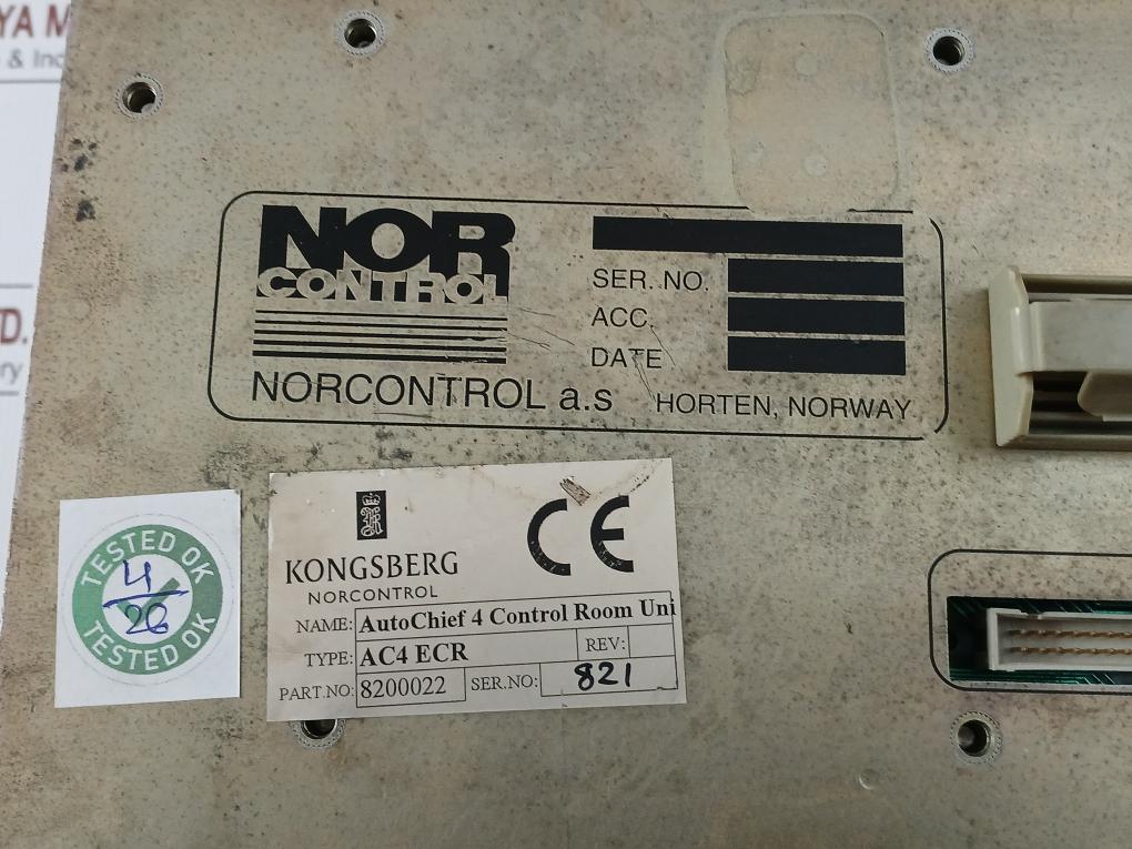 Norcontrol  8200022, Na1022, Nn-803.2, Na1112.1 Remote Control System Ac4 Ecr