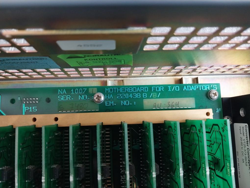 Norcontrol Sau 8810 Chassis Signal Acquisition Unit 20-60 V Dc 3A