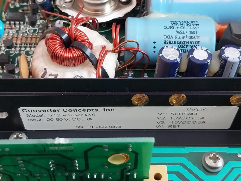 Norcontrol Sau 8810 Chassis Signal Acquisition Unit 20-60 V Dc 3A