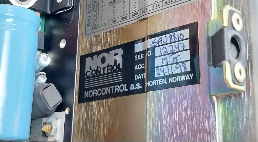 Norcontrol Sau 8810 Chassis Signal Acquisition Unit 20-60 V Dc 3A