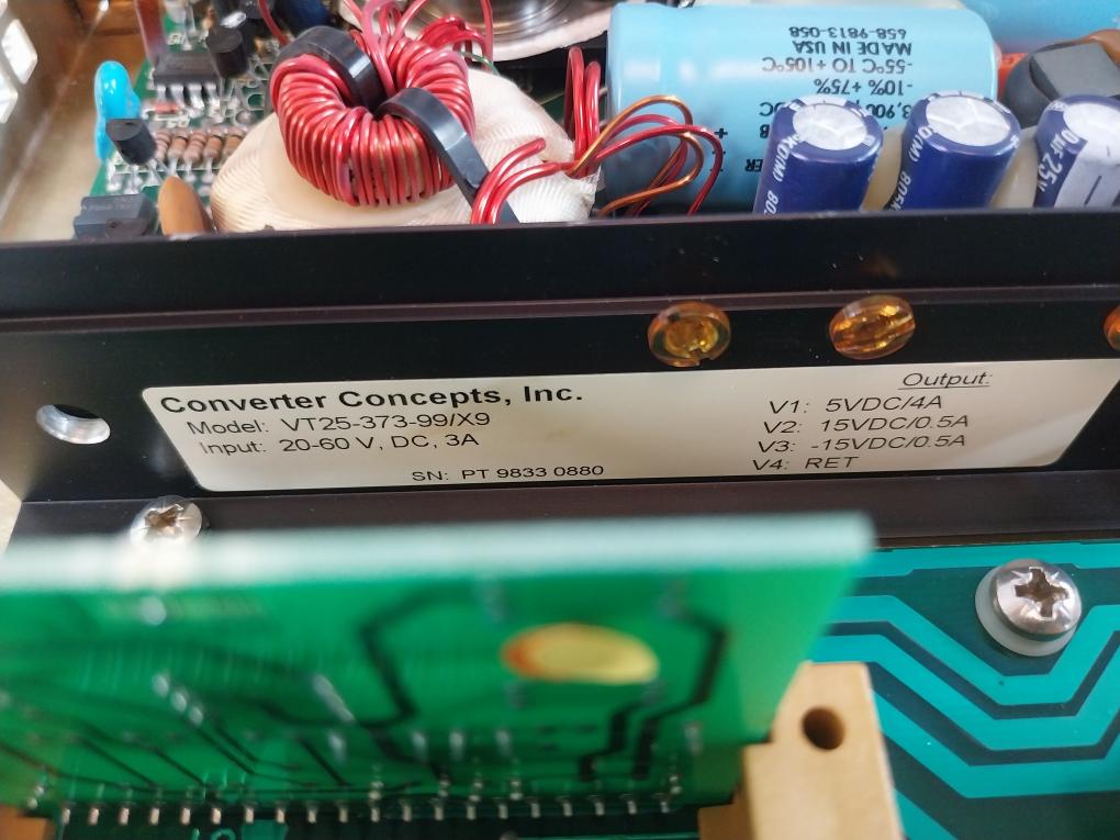 Norcontrol Sau 8810 Ha 220447B/B Signal Acquisition Unit Vt25-373-99/X9