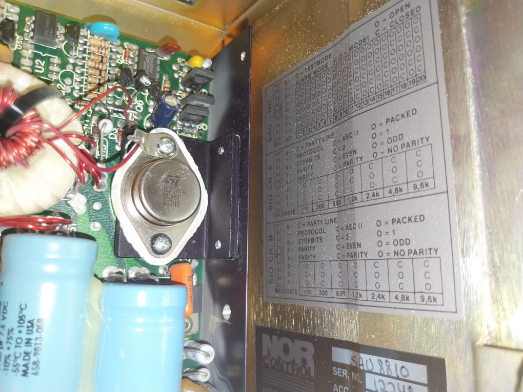 Norcontrol Sau 8810 Ha 220447B/B Signal Acquisition Unit Vt25-373-99/X9