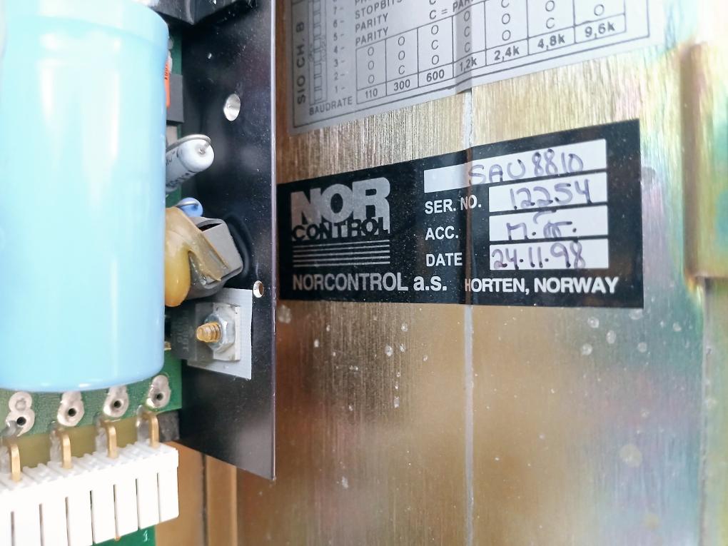 Norcontrol Sau8810 Signal Acquisition Unit Au-364