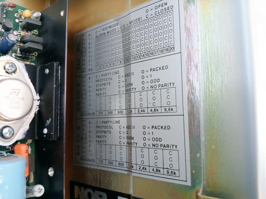 Norcontrol Sau8810 Signal Acquisition Unit Au-364