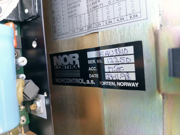 Norcontrol Sau8810 Signal Acquisition Unit Vt25-373-99/X9