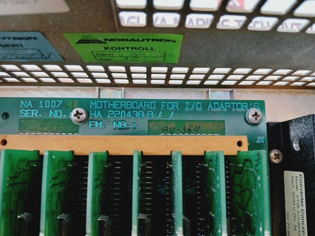 Norcontrol Sau 8810 Signal Acquisition Unit Vt25-373-99/X9 20-60V