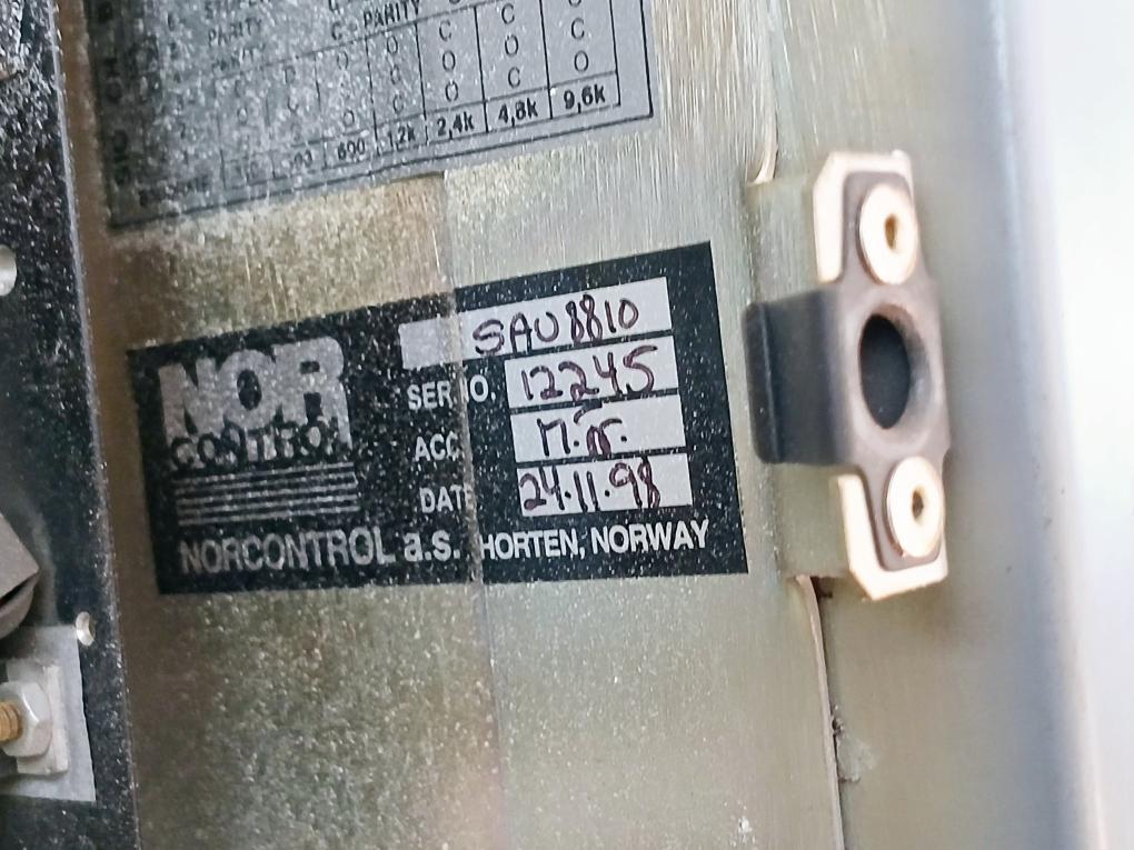 Norcontrol Sau 8810 Signal Acquisition Unit Vt25-373-99/X9 20-60V