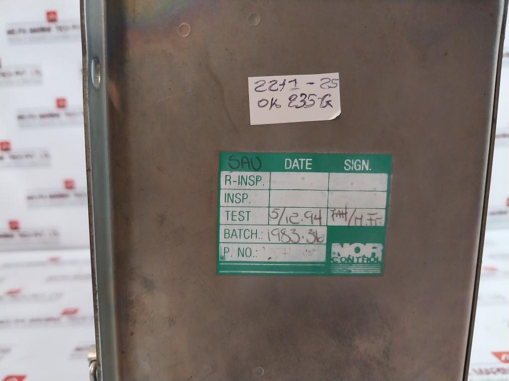 Norcontrol Sau 8810 Signal Acquisition Unit Vt25-373-99/X9 20-60V Dc 3A