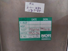 Norcontrol Sau 8810 Signal Acquisition Unit Vt25-373-99/X9 20-60V Dc @ 3A Ha220438