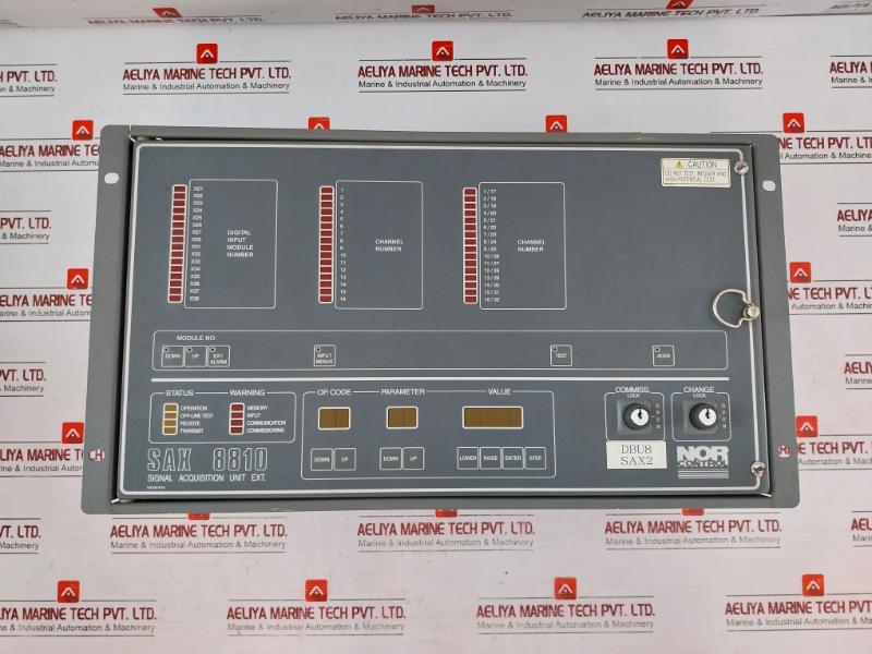 Norcontrol Sax 8810 Signal Acquisition Unit Ha334187A Sw860415-a 15Vdc/0.5A