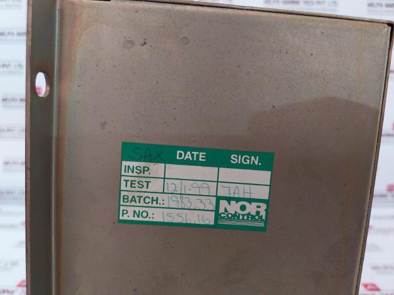 Norcontrol Sax 8810 Signal Acquisition Unit Ha334187A Sw860415-a 15Vdc/0.5A