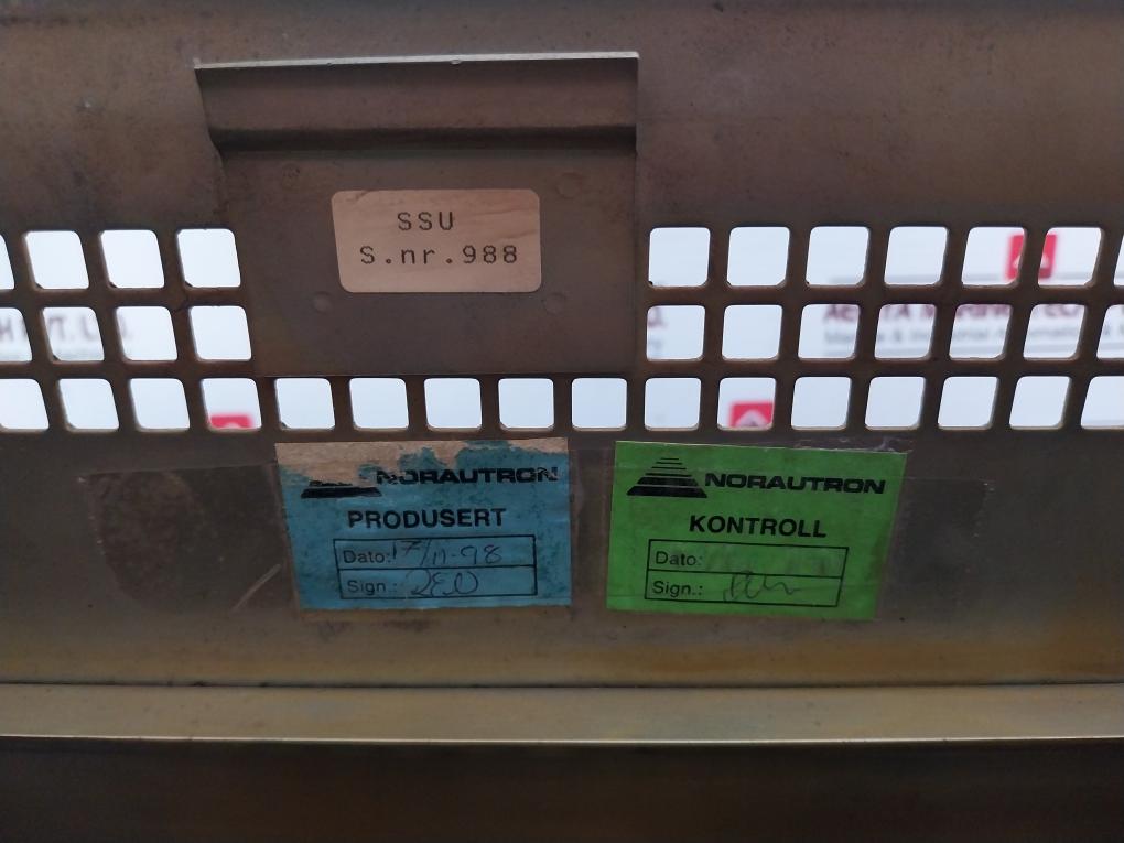 Norcontrol Ssu 8810 Safety System Unit 5Vdc/4A 20-60Vdc 3A Ha331460B/B