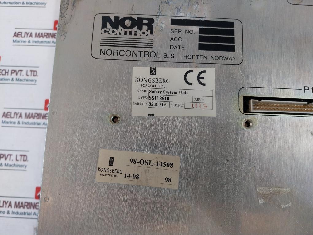 Norcontrol Ssu 8810 Safety System Unit 8200049