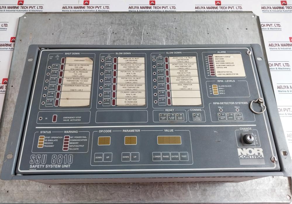 Norcontrol Ssu 8810 Safety System Unit Ha334816A