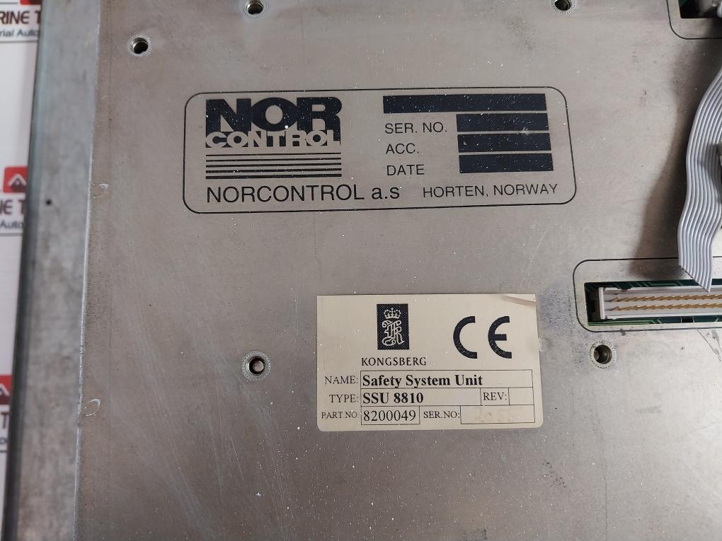 Norcontrol Ssu 8810 Safety System Unit Ha334816A