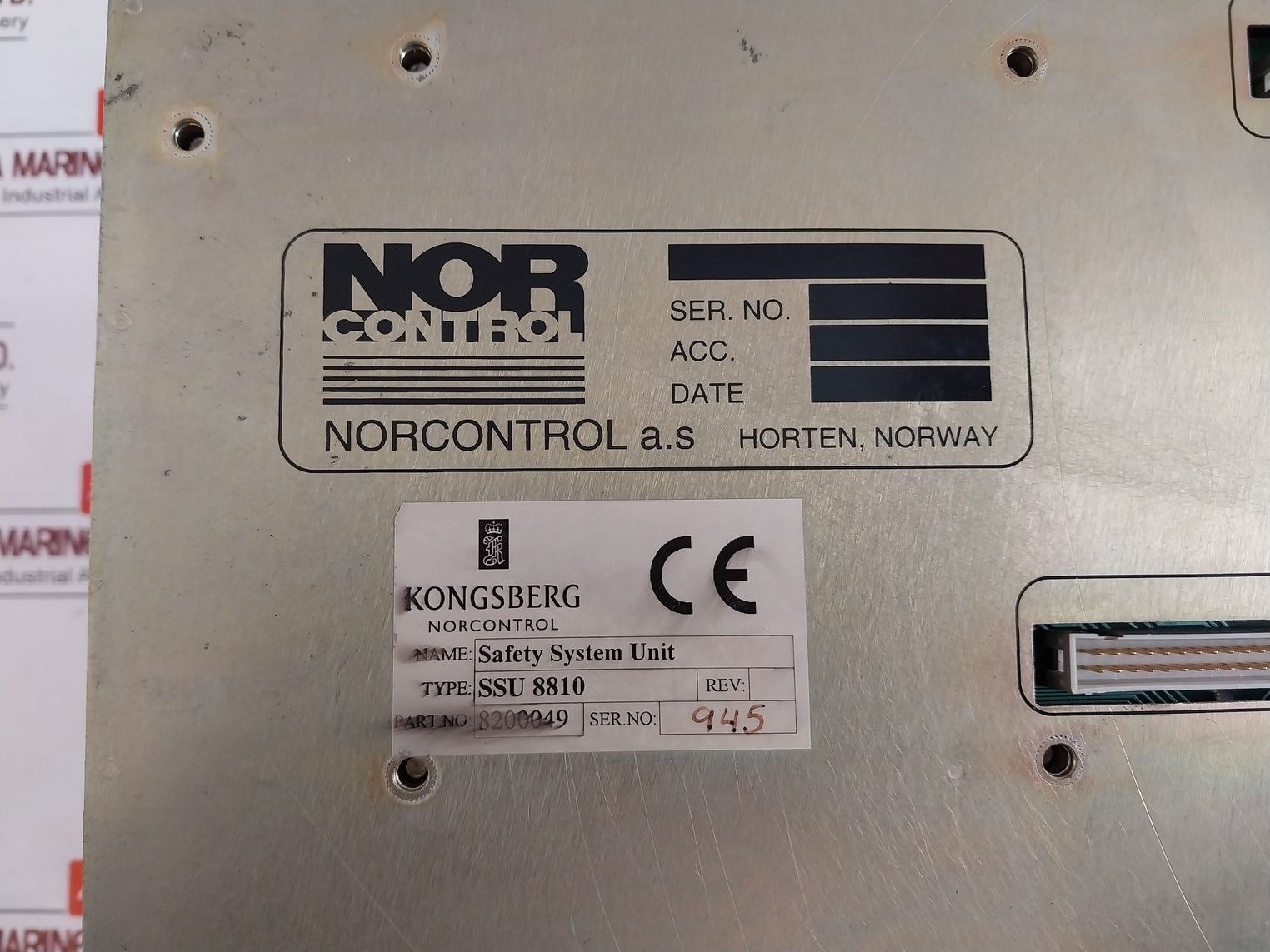 Norcontrol Ssu 8810 Safety System Unit Ha334816A 110/220Vac