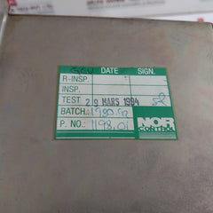 Norcontrol Gcu 8810 Generator Control Unit 1198,01