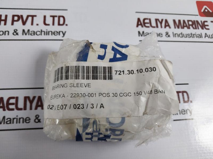 NORDAN MARINE 22930-001 Stainless Steel BEARING SLEEVE for CGC Pump