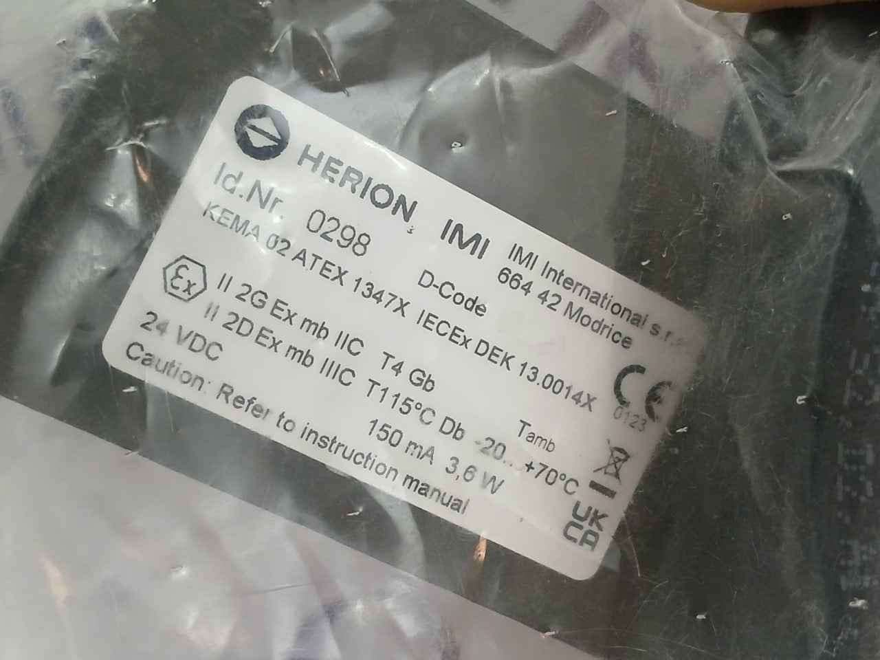Norgren 0000000029802400 Magnet Solenoid Value Coil Atex 24Vdc 150 Ma G5D88