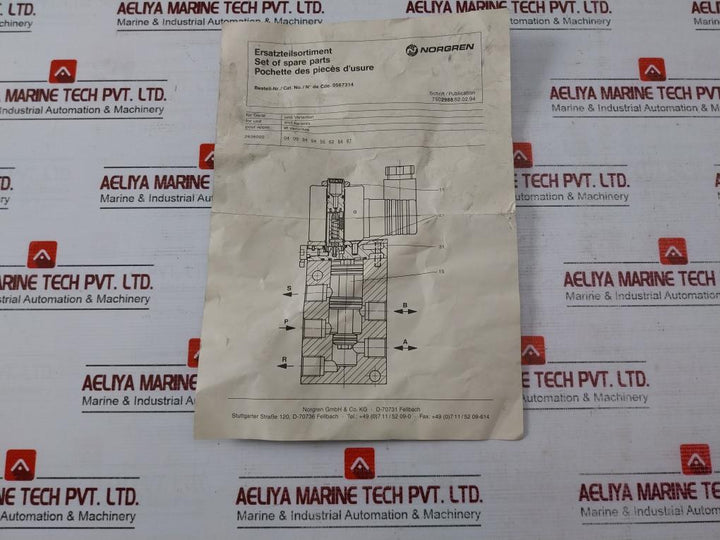 Norgren 0567314000000000 Set Of Spare Parts 0567314 A6272 9933140 0564509