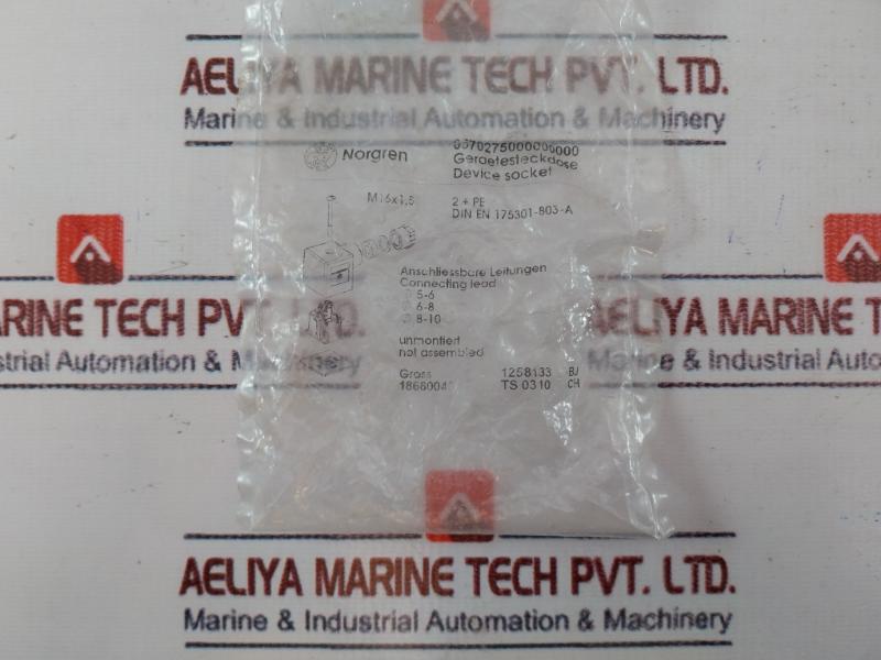 Norgren 0570275000000000 Device Socket Gross 18680043 250V