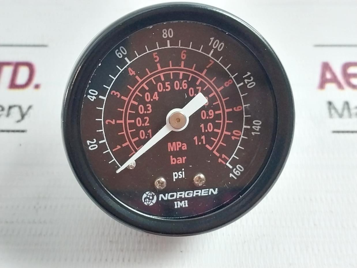 Norgren 11-002-067 Air Pressure Regulator Set 400Psig 80°C 0 To 160Psi Z0903