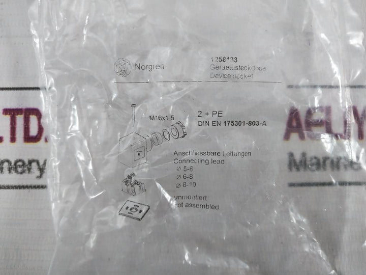Norgren 1258133 Solenoid Coils Device Socket Set 110V 50Hz 7W A021A 2+Pe