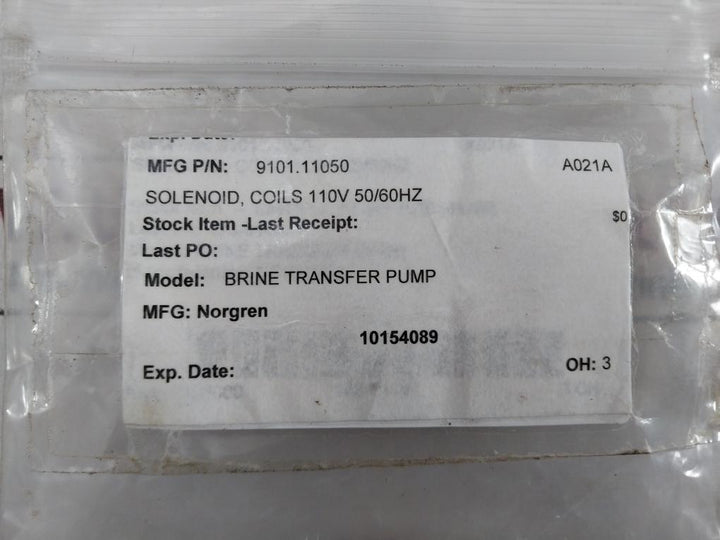 Norgren 1258133 Solenoid Coils Device Socket Set 110V 50Hz 7W A021A 2+Pe