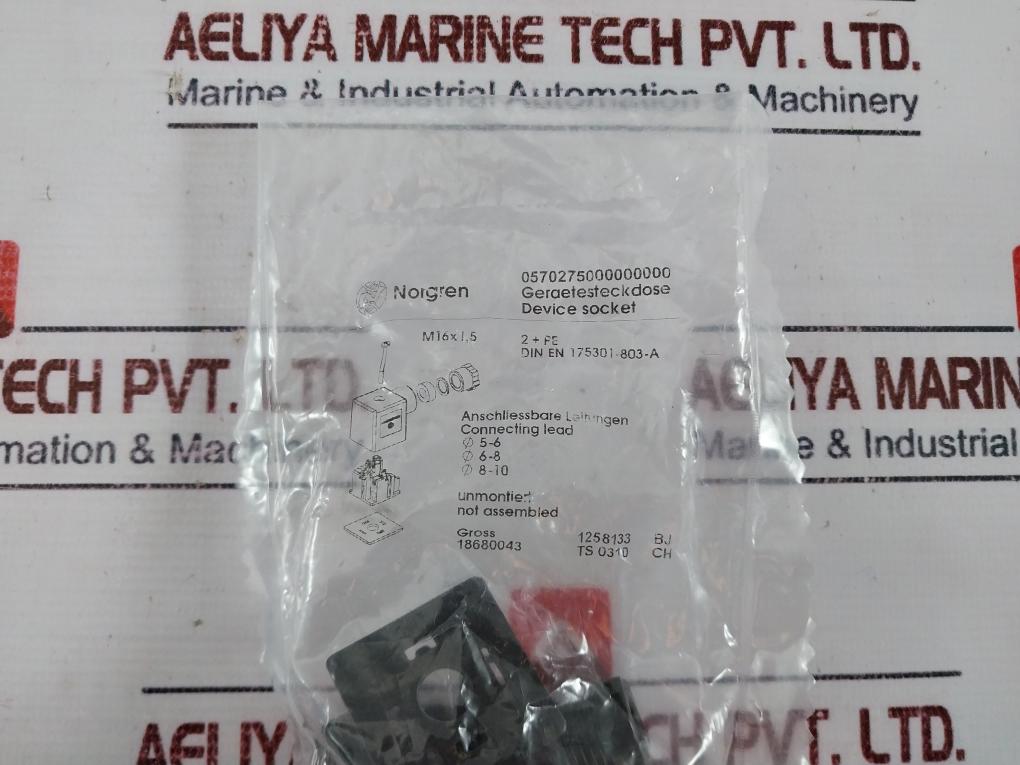 Norgren 9500295 2/2 Direct Solenoid Actuated Poppet Valve 230V 40-60Hz