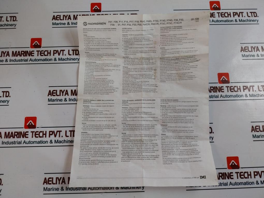 Norgren F17-800-A3DA General Purpose Filter 250Psig