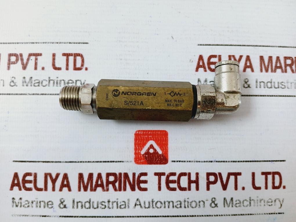Norgren S/521a Heavy Duty Non-return Valve Max 16bar