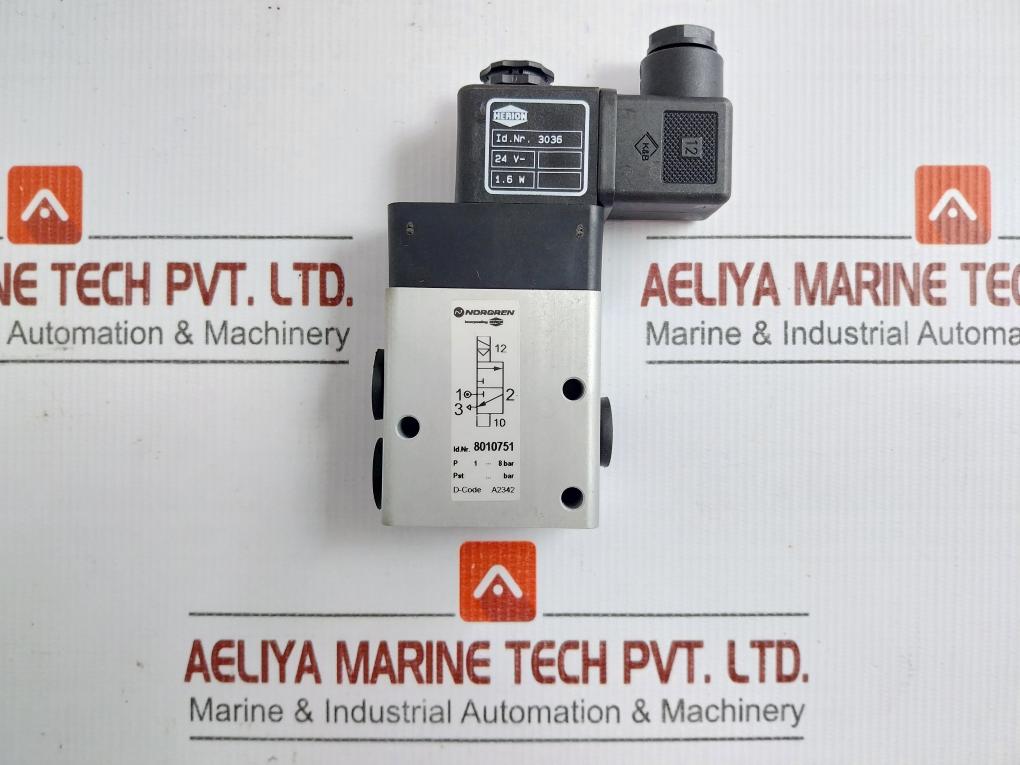 Norgren Solenoid Valve 8010751 24V Dc