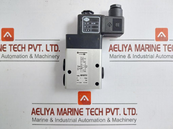 Norgren Solenoid Valve 8010751 24V Dc