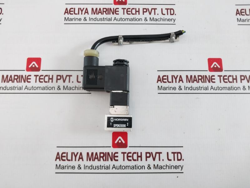 Norgren Spdk/8590 Solenoid Valve Coil Assembly With A Valve Block Cat 24V Dc