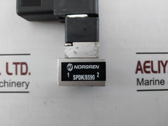 Norgren Spdk/8590 Solenoid Valve Coil Assembly With A Valve Block Cat 24V Dc