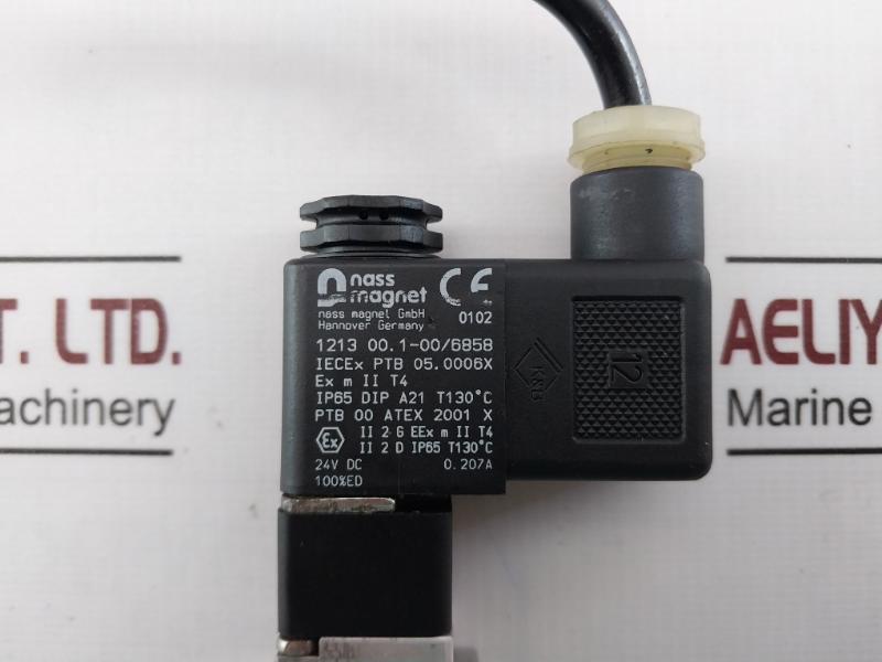 Norgren Spdk/8590 Solenoid Valve Coil Assembly With A Valve Block Cat 24V Dc