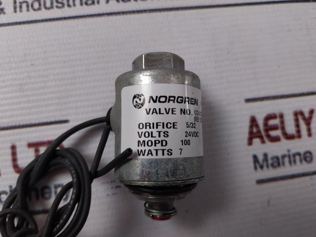 Norgren U241316-02 Push To Connect/Release 24Vdc