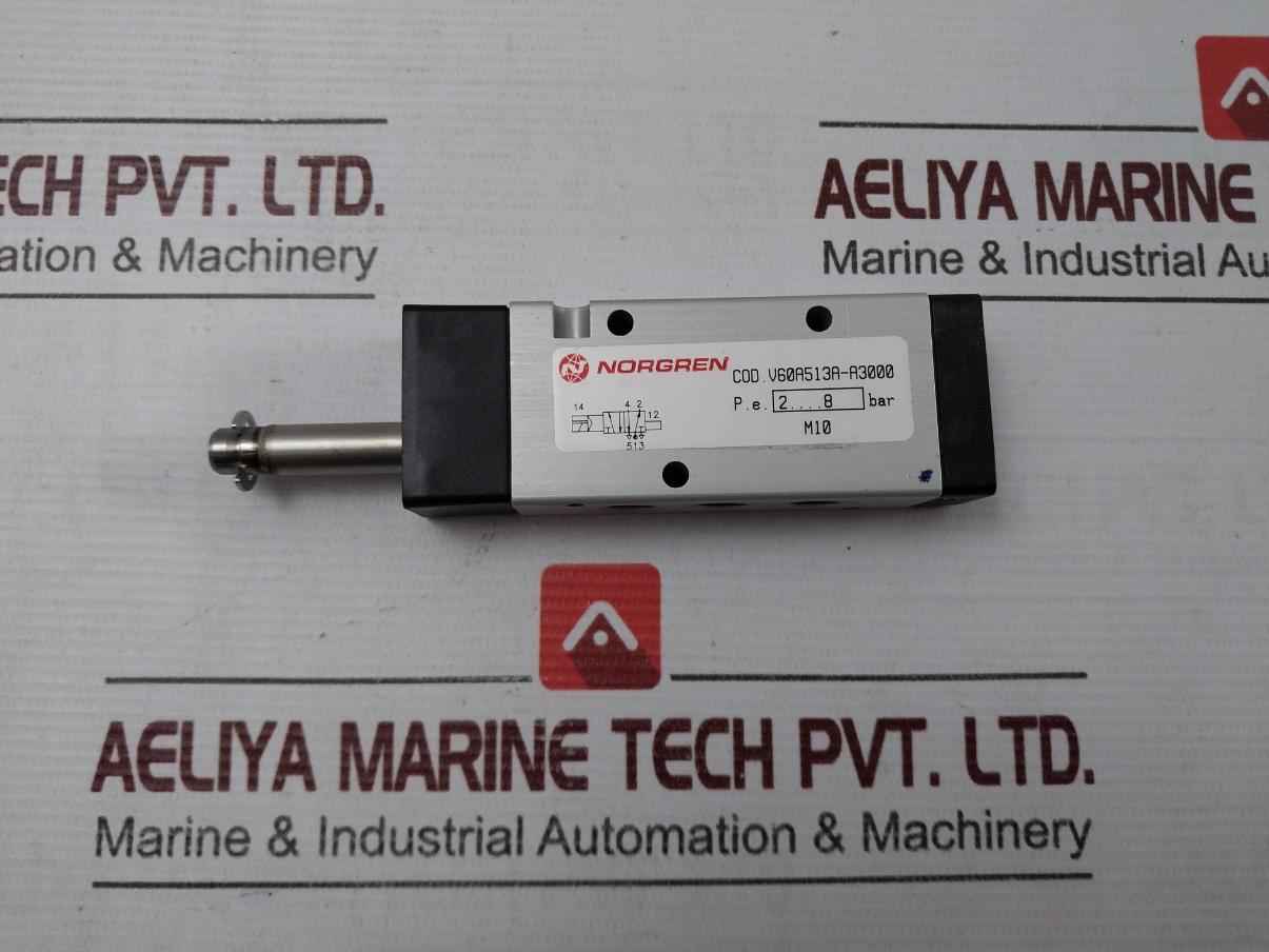 Norgren V60A513A-a3000 Inline Solenoid Valve 2-.8 Bar Wfm01002 1/8Bsp
