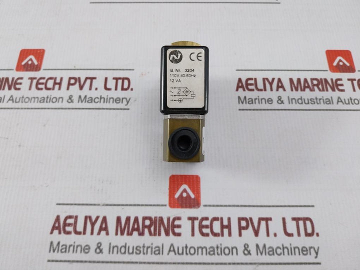 Norgren 9500202 Solenoid Actuated Poppet Valve 110V 40-60Hz 12Va