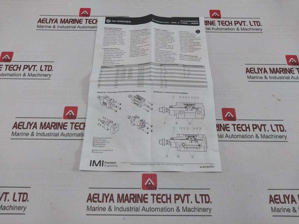 Norgren Qa/8032/00Rs Air Cylinder Repair Kit 192-8678/C22D20