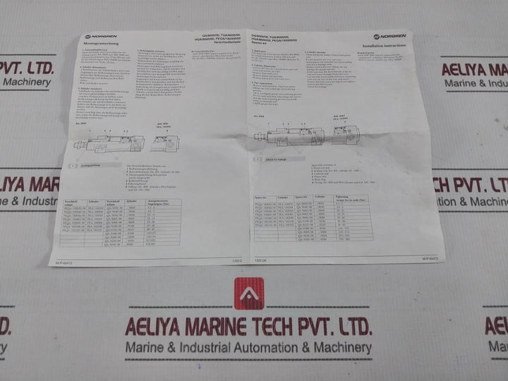 Norgren Tqa/8050A/00 Seal Kit