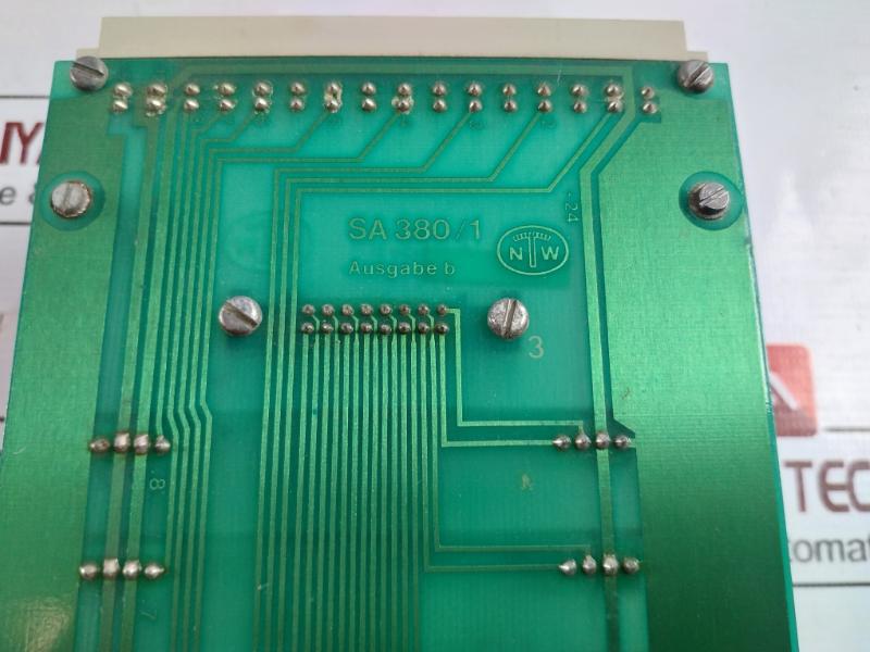 Noris A1-31 Ntw Sa 380/1 Output B, Sa 385/1 Binar, Sa385-1g Pcb Card